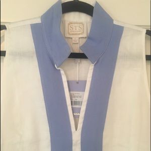 NWT Sail to Sable sleeveless tunic dress. Lg